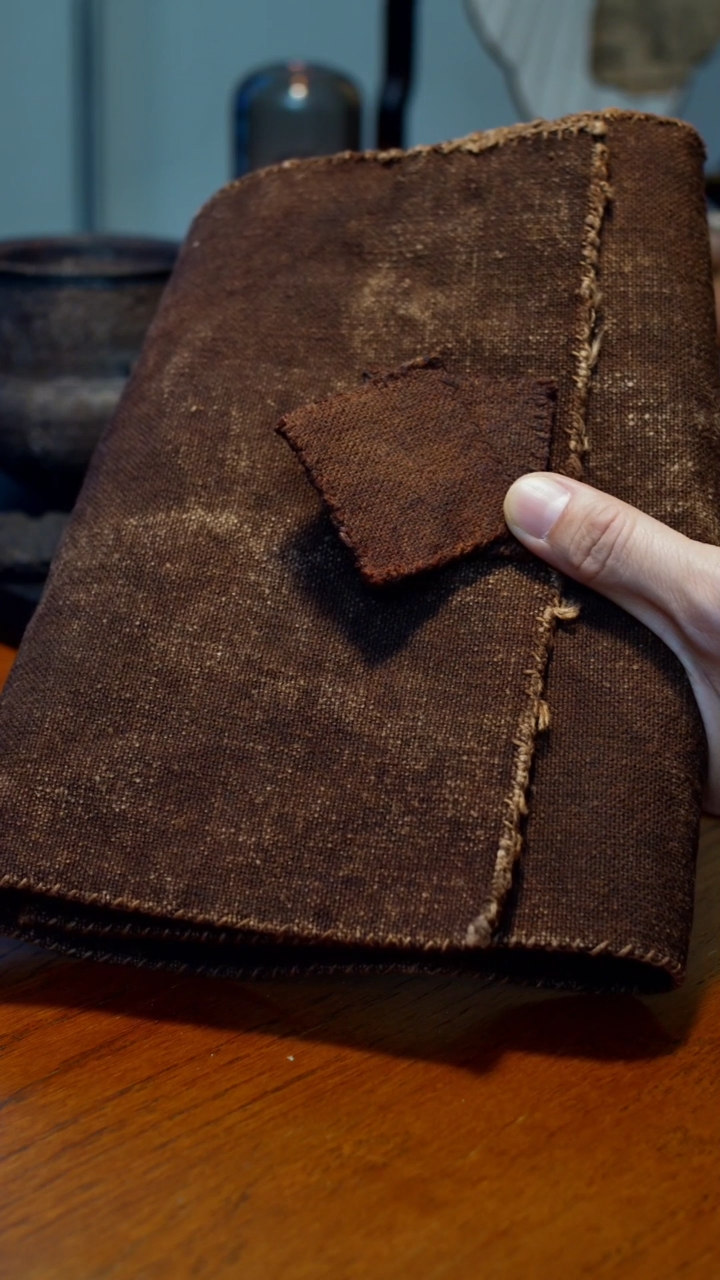 【闪购商品】棉麻茶席柿染杯垫54厘米