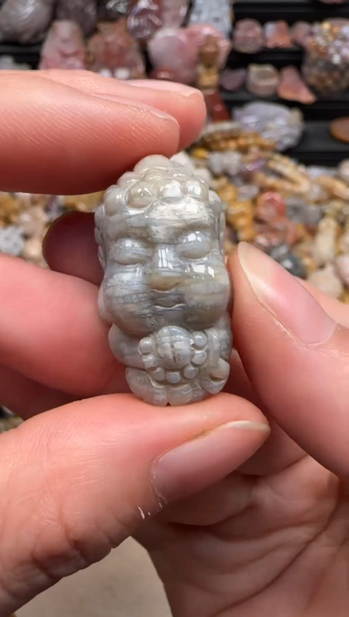 【闪购商品】硅化珊瑚（珊瑚玉）颈饰未镶嵌009