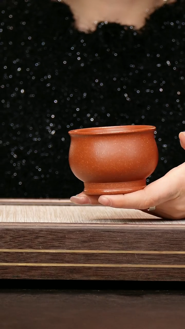 茶杯紫砂降坡泥 将军杯