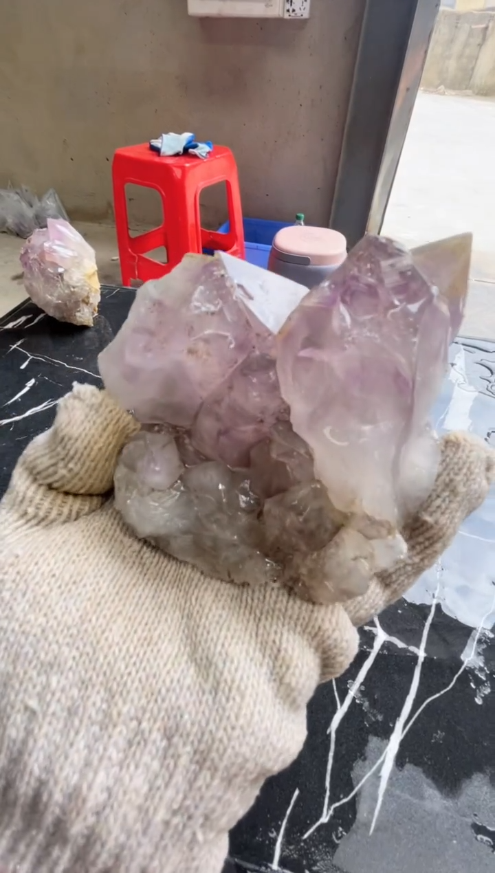 【闪购商品】紫晶原石未镶嵌天然紫水晶原石摆件