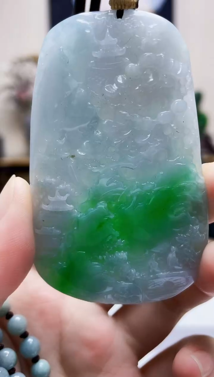 未镶嵌定制翡翠吊坠194