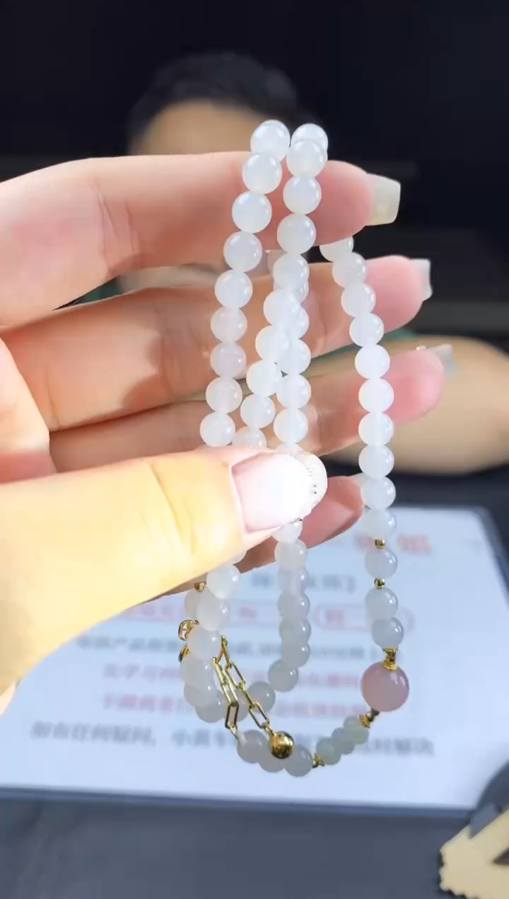 和田玉银S925镶嵌项链多样性-项链-X919