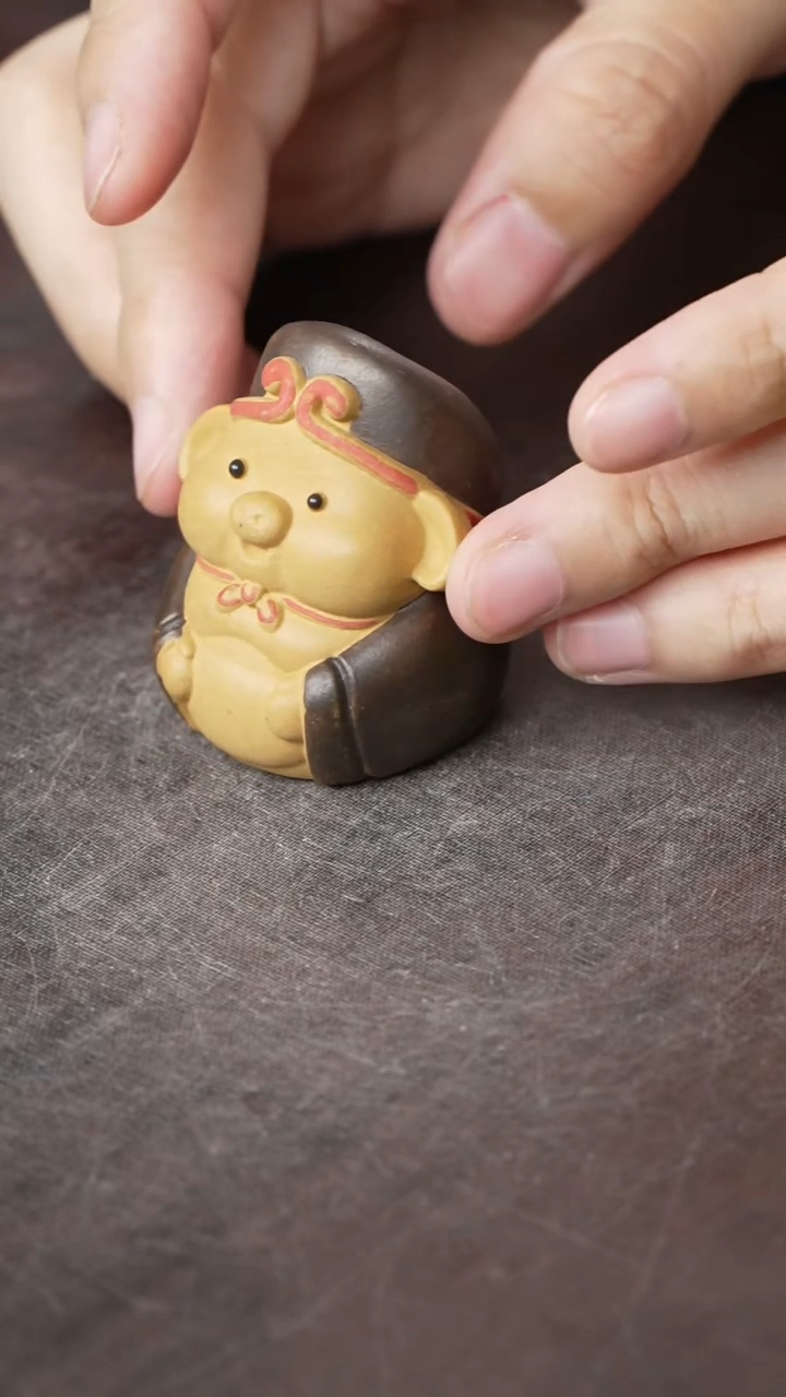 紫砂茶宠紫砂猪八戒