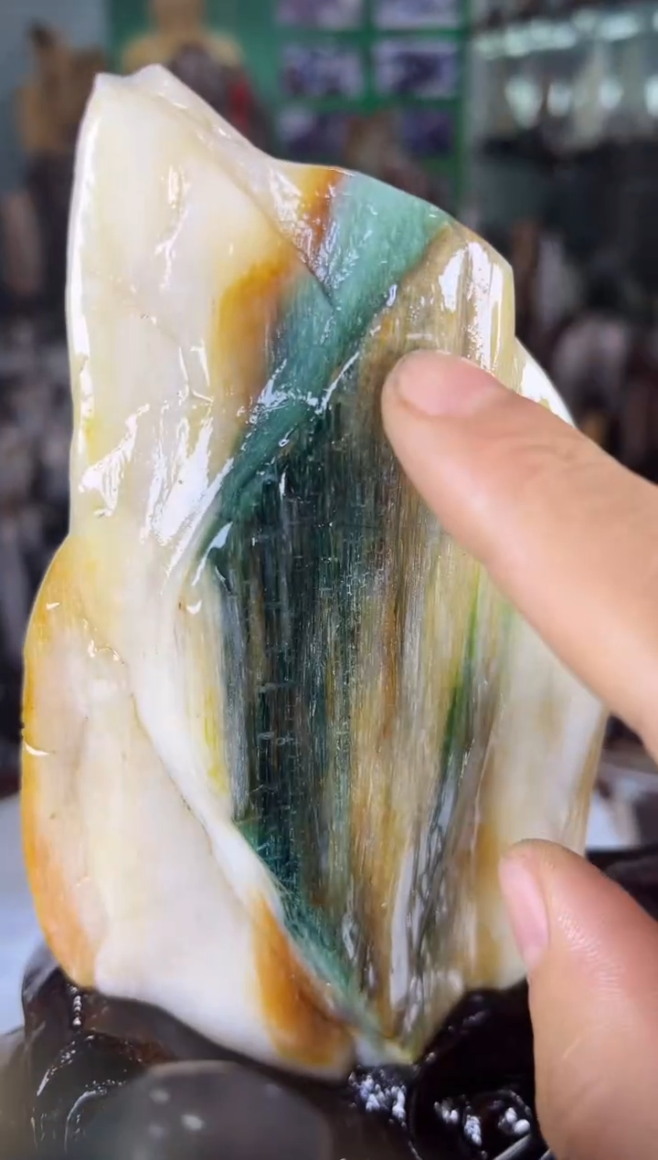 未镶嵌珠宝奇石硅化玉缅甸天然树化玉精品居家摆件