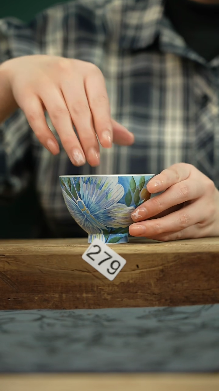 【闪购商品】瓷片油画风·彩绘·设计师石一款