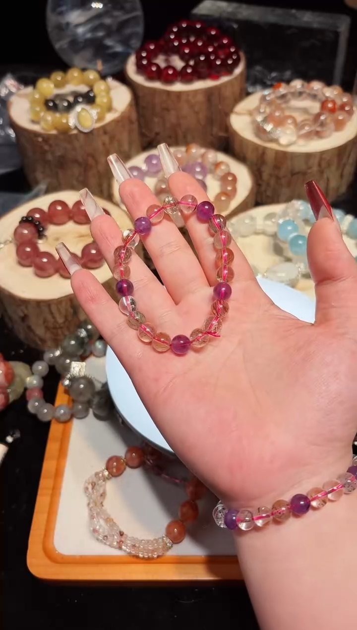 【闪购商品】水晶手链未镶嵌【西西水晶】颗颗精选 完美主义者慎入