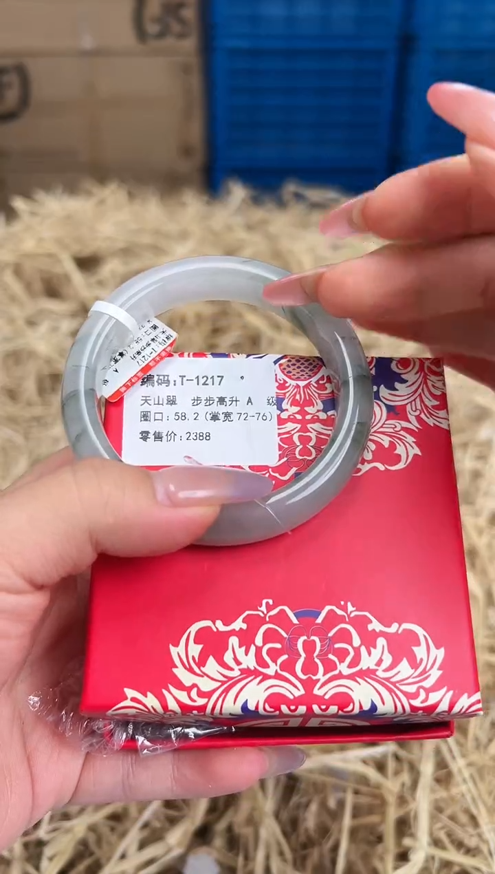 未镶嵌手镯石英质玉T-1217