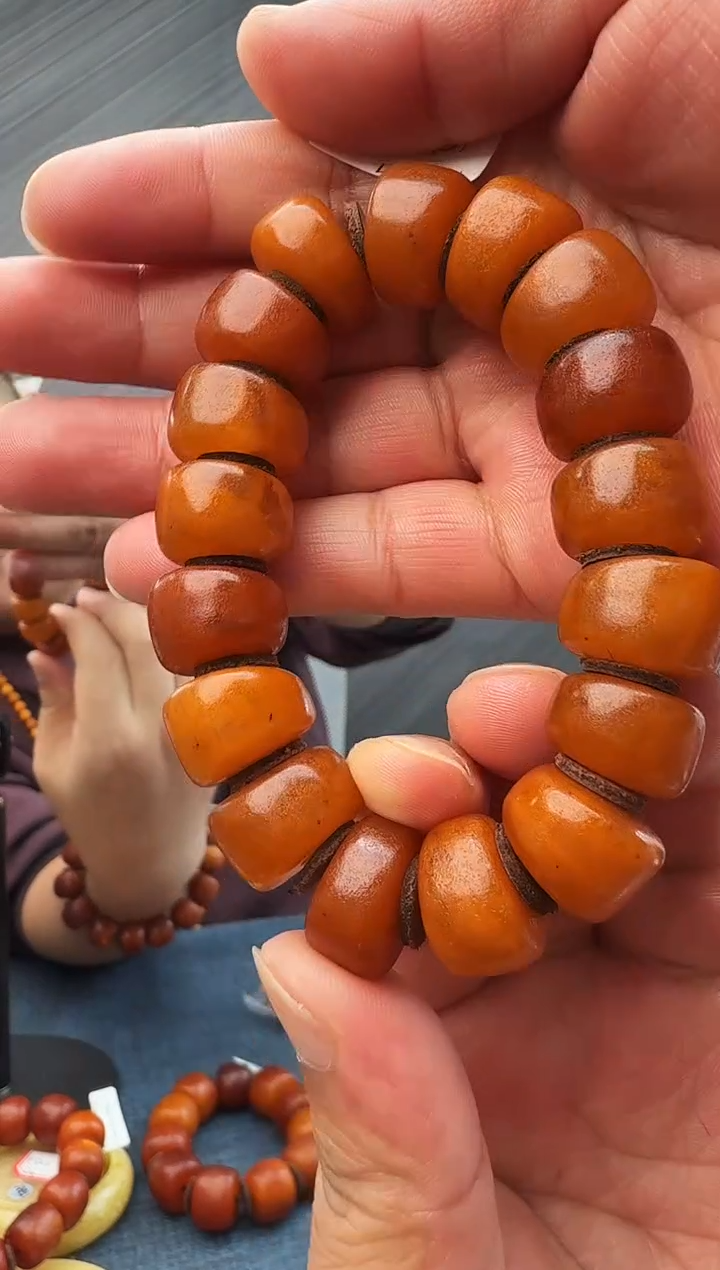 蜜蜡未镶嵌珠宝奇石假一罚十植物珀41，16多样性发其一