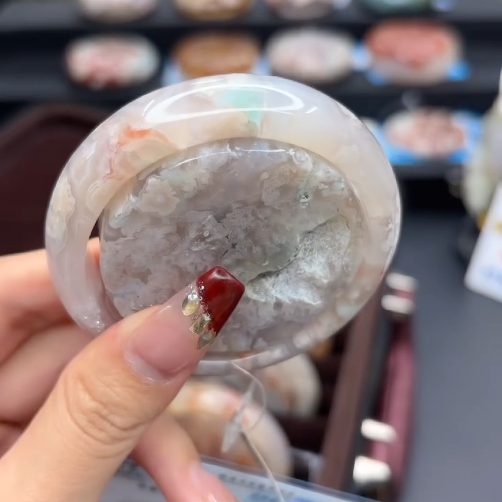 非金属布艺手镯 非金属手镯琦丽雅樱花手镯53圈C811