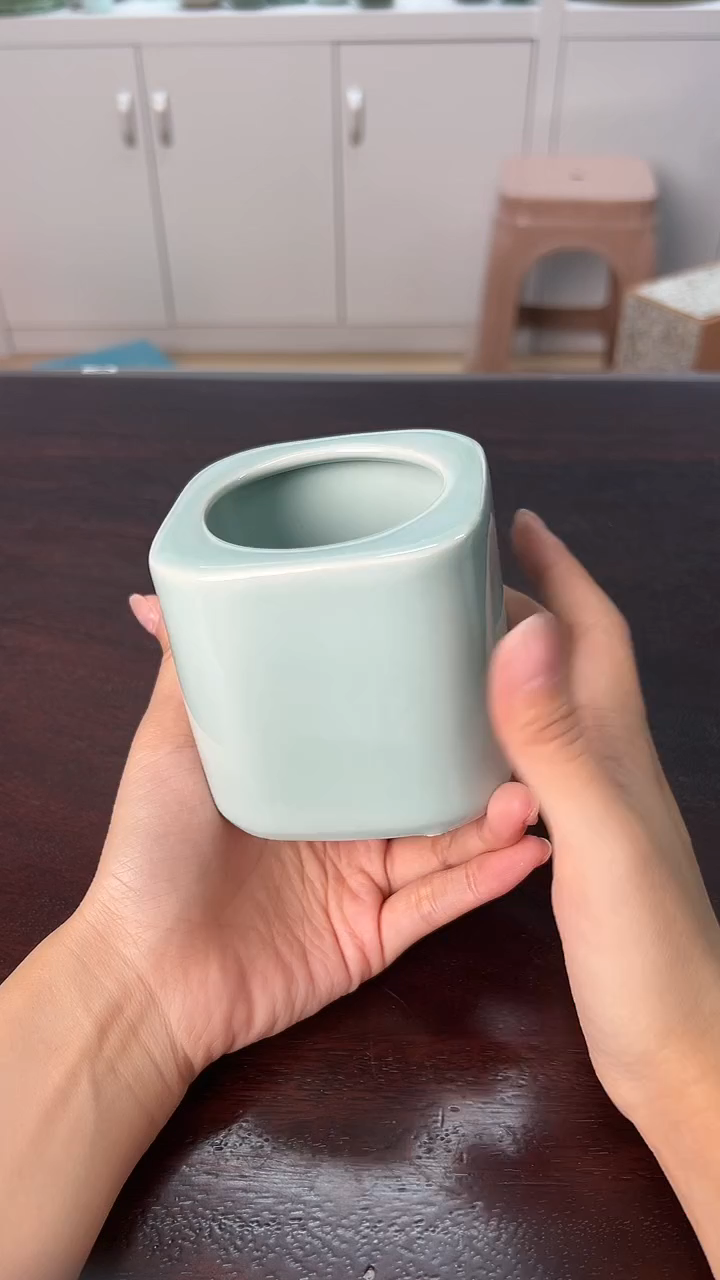 龙泉云间青瓷小米茶器