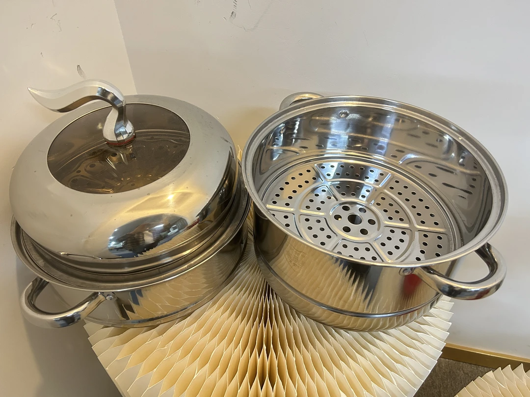 不锈钢三层蒸锅燃气灶专用随机发 AL电器LAL