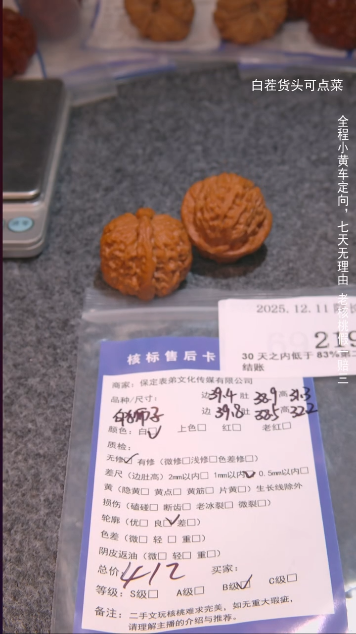 把件文玩核桃?****?白狮子2190諘帝文化