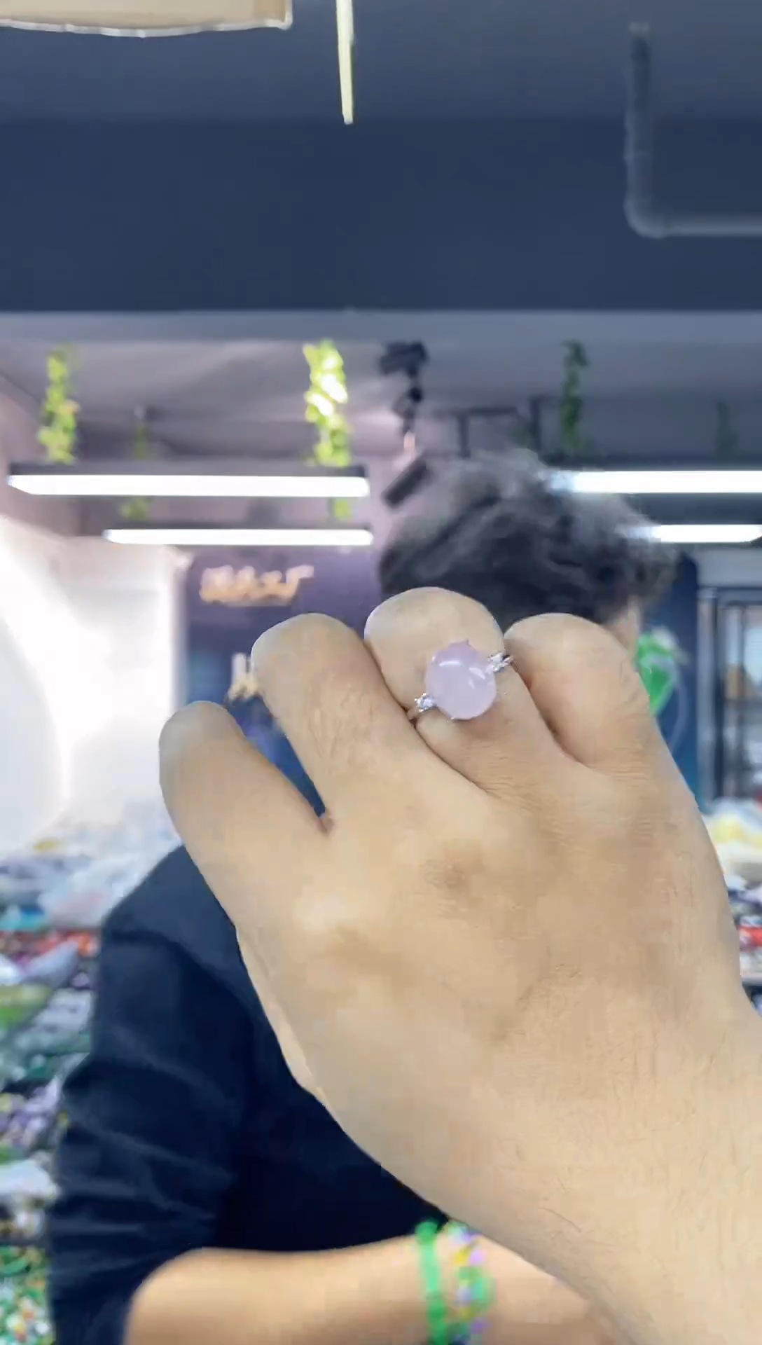 未镶嵌戒指水晶多样性发其一颜色微差