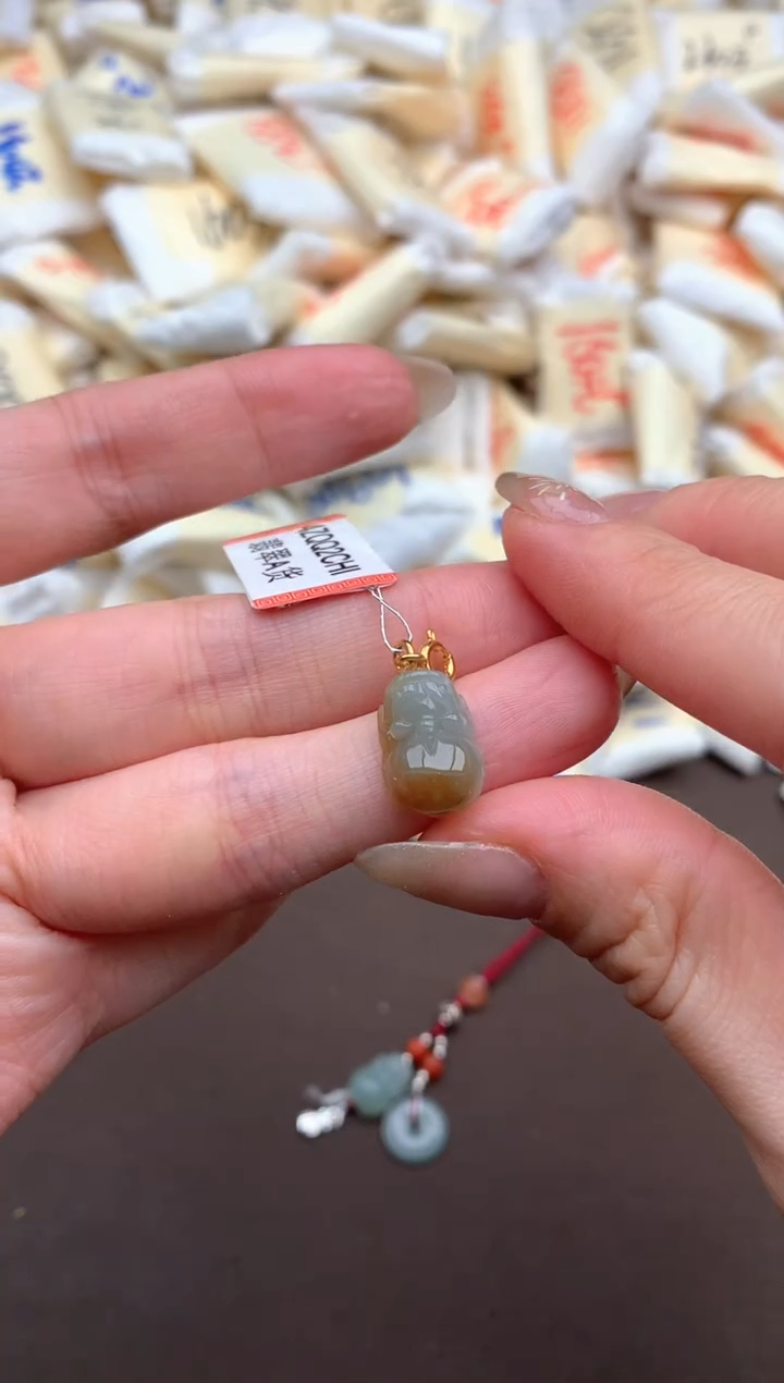 【闪购商品】翡翠挂件银S925镶嵌一
