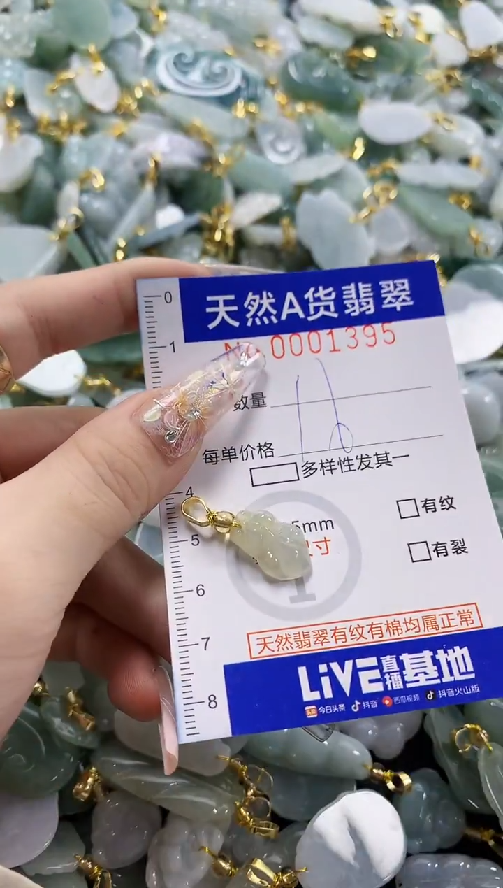 颈饰未镶嵌翡翠天然A货翡翠