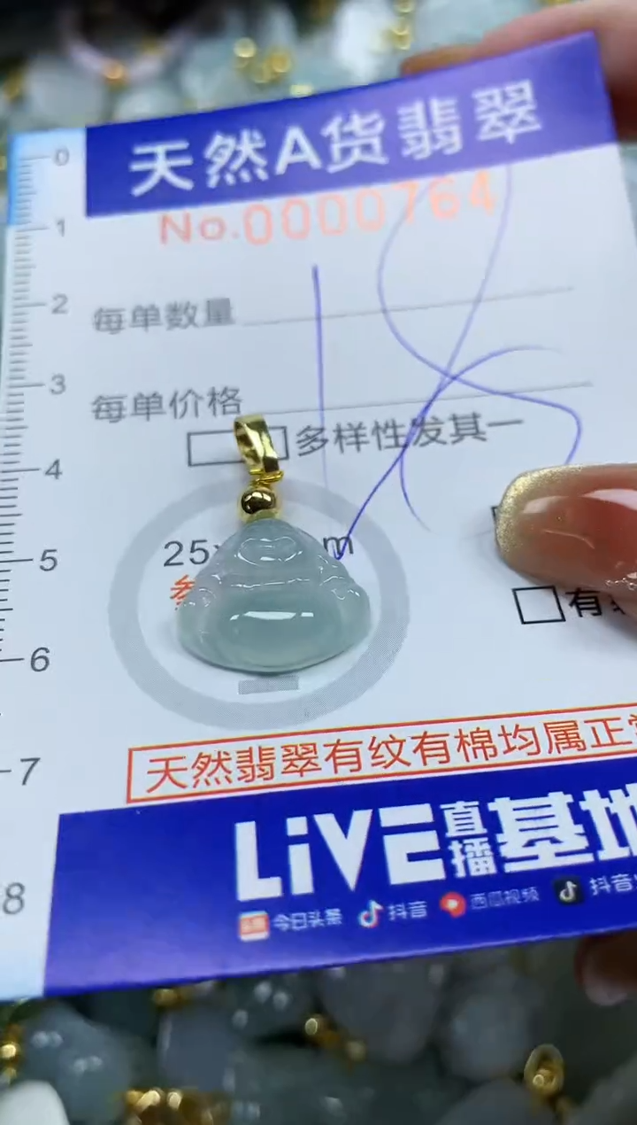 颈饰未镶嵌翡翠天然A货翡翠