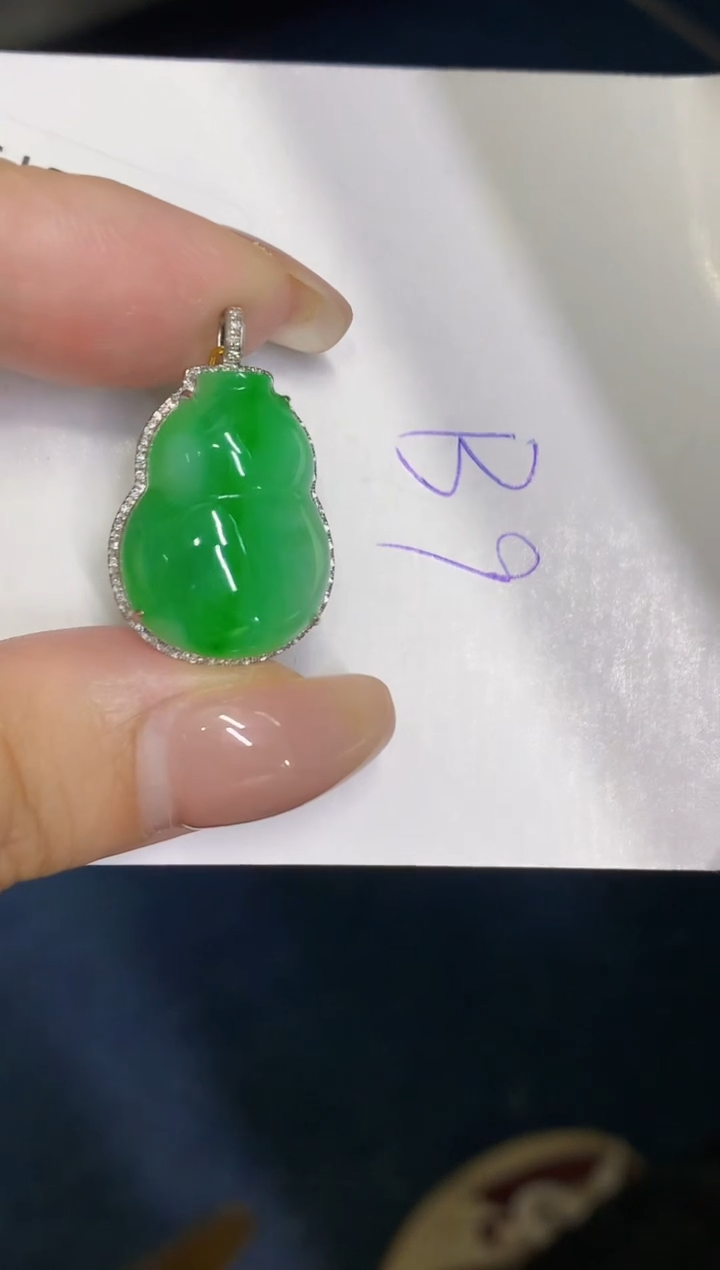 【闪购商品】翡翠18K金镶嵌颈饰000000000