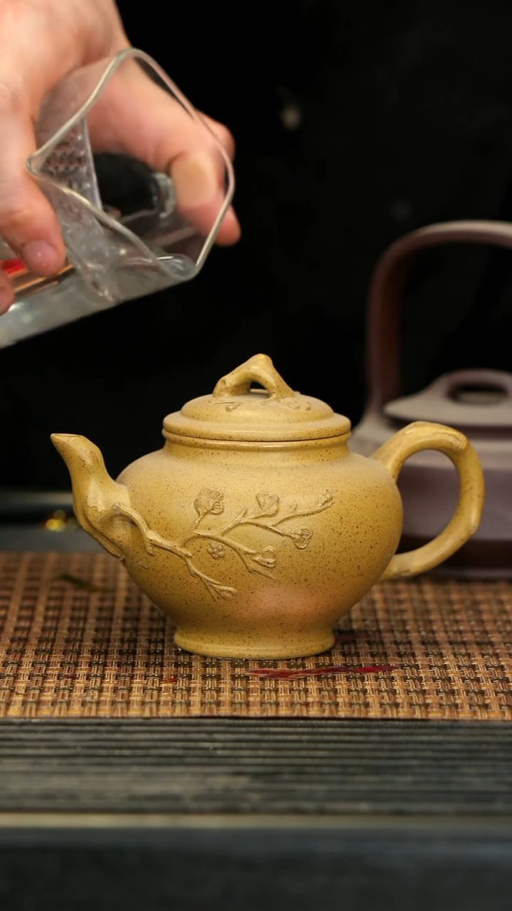 【闪购商品】紫砂茶壶孤111报春 柴烧