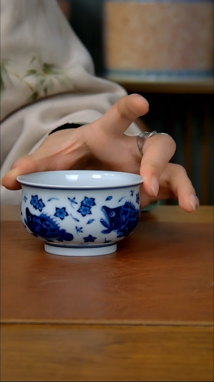 【闪购商品】鳜鱼大炉式杯（柴窑） 