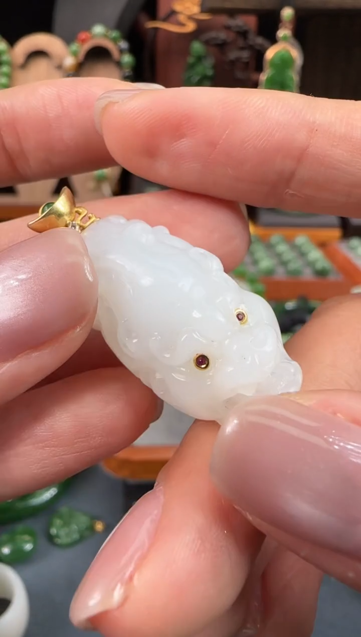 【闪购商品】和田玉吊坠未镶嵌1