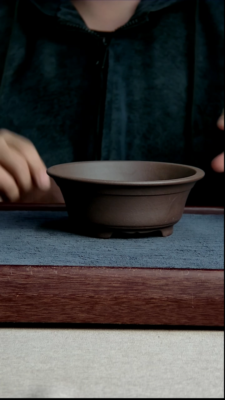 紫砂花盆14.5*5.5内径紫砂花盆