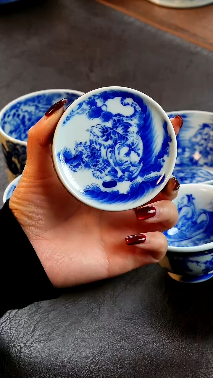 【闪购商品】青山赋鬼谷子盖置陶瓷