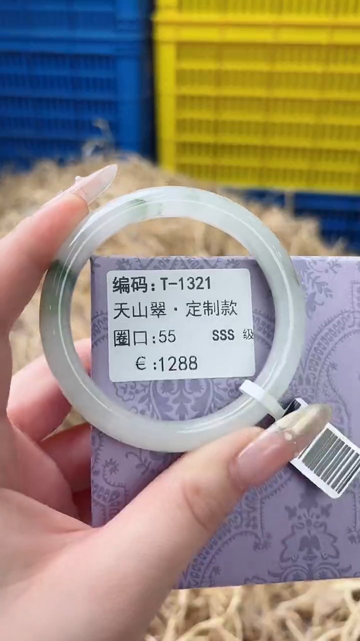未镶嵌手镯石英质玉T-1321