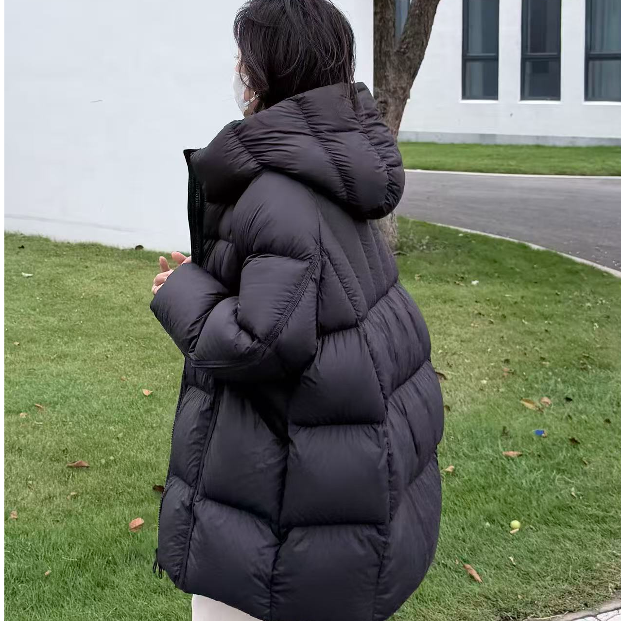 【许你耀眼】2025年新款冬季韩版加厚泡芙宽松小个子95白鸭绒