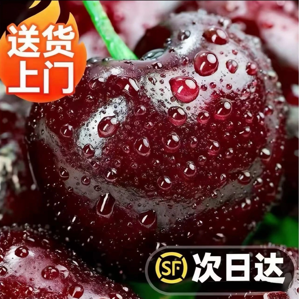 3-4JDD黑车果王【今天拍明天到】智利空运进口车厘子孕妇水果内附果径卡800g樱桃YH桑提娜樱桃智利共和国