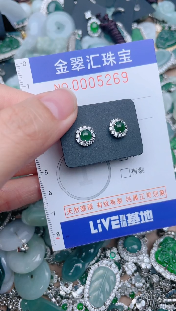 翡翠未镶嵌颈饰5269......