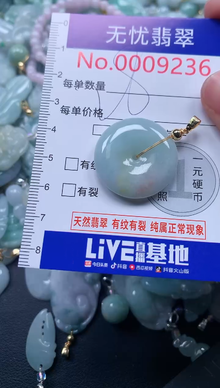 颈饰未镶嵌翡翠9236