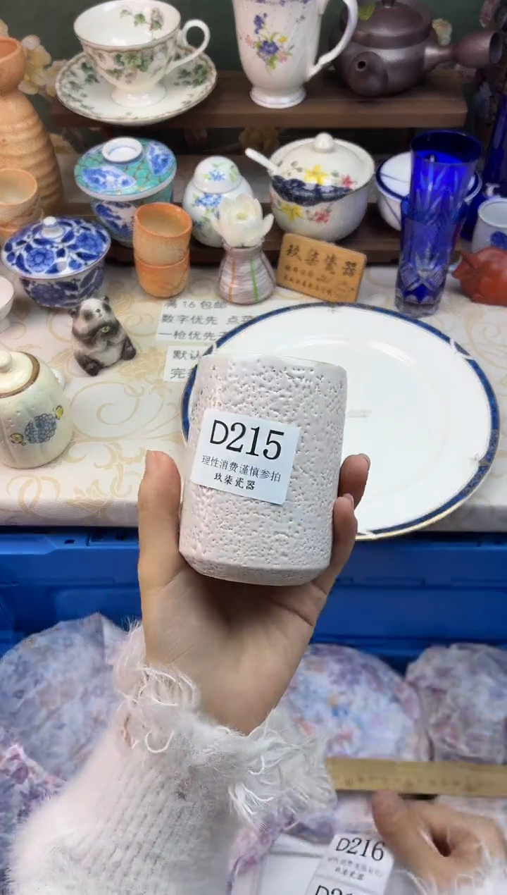 瓷片丁*眠    D215