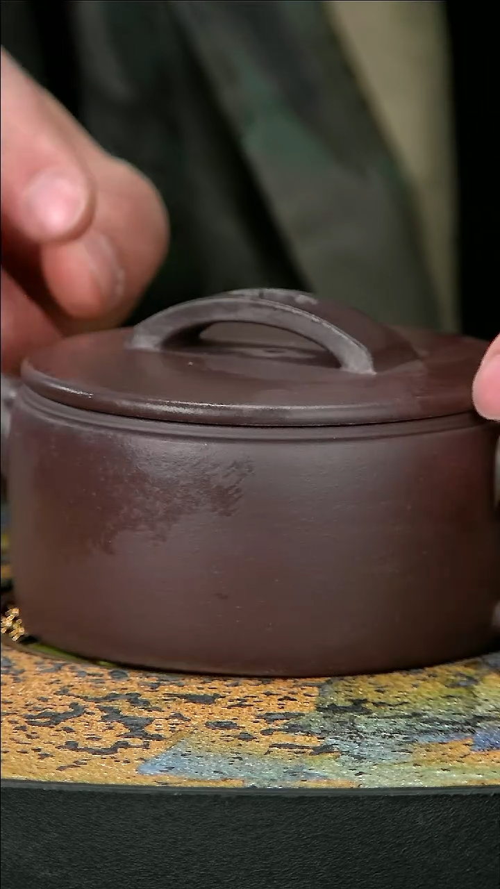 【闪购商品】紫砂茶壶老紫泥汉瓦