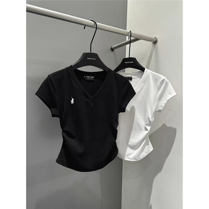 7036小马刺绣T恤F