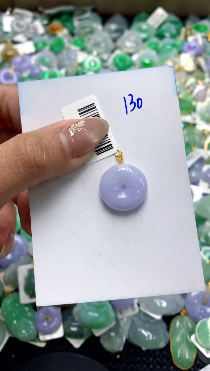 【闪购商品】翡翠颈饰18K金镶嵌1111111111111111