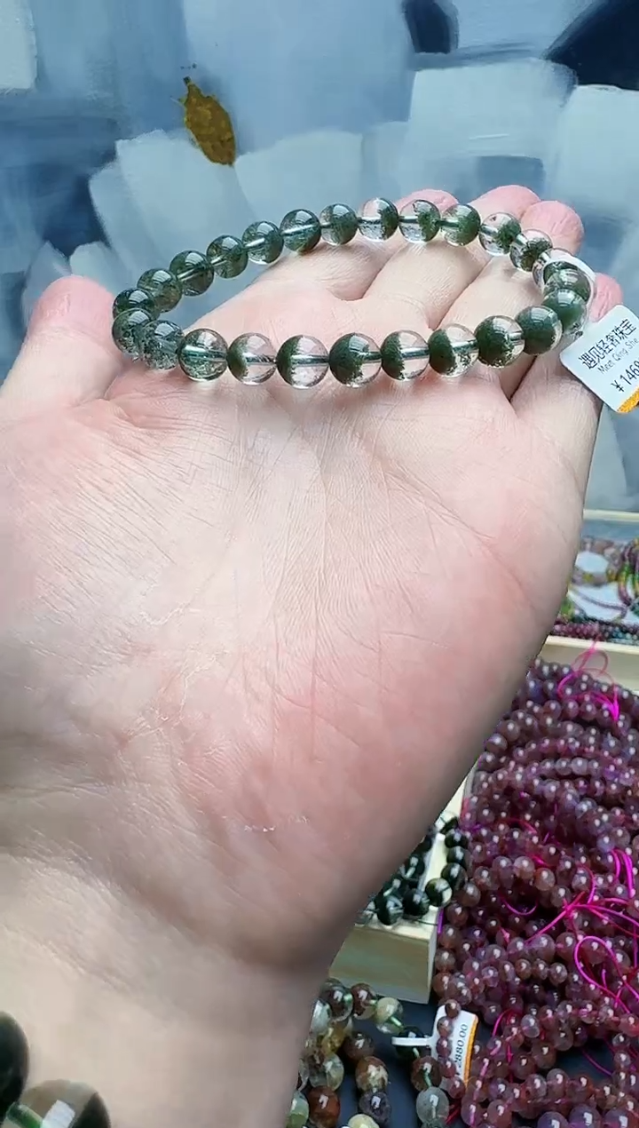 【闪购商品】水晶手链未镶嵌A84手链单圈