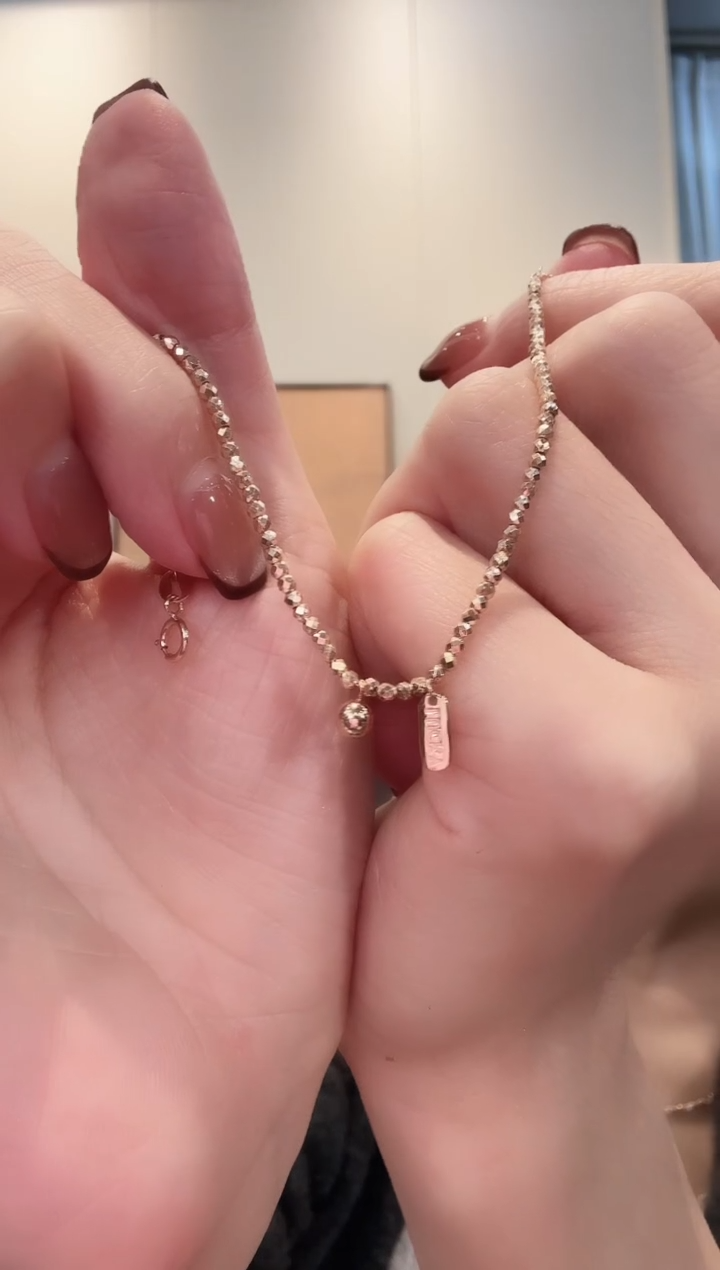 手链18K金18K金时尚爆闪手链