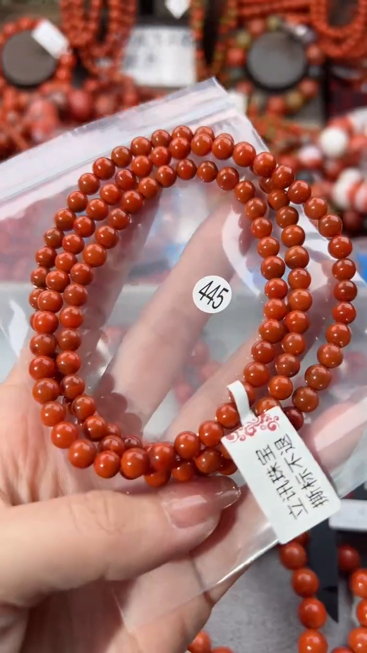 【闪购商品】南红玛瑙手串未镶嵌6