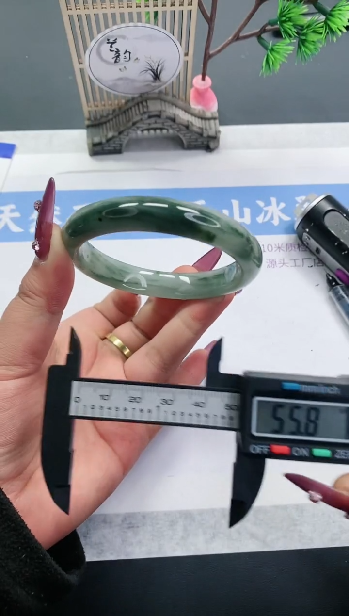 【闪购商品】石英质玉手镯未镶嵌TY113-58+