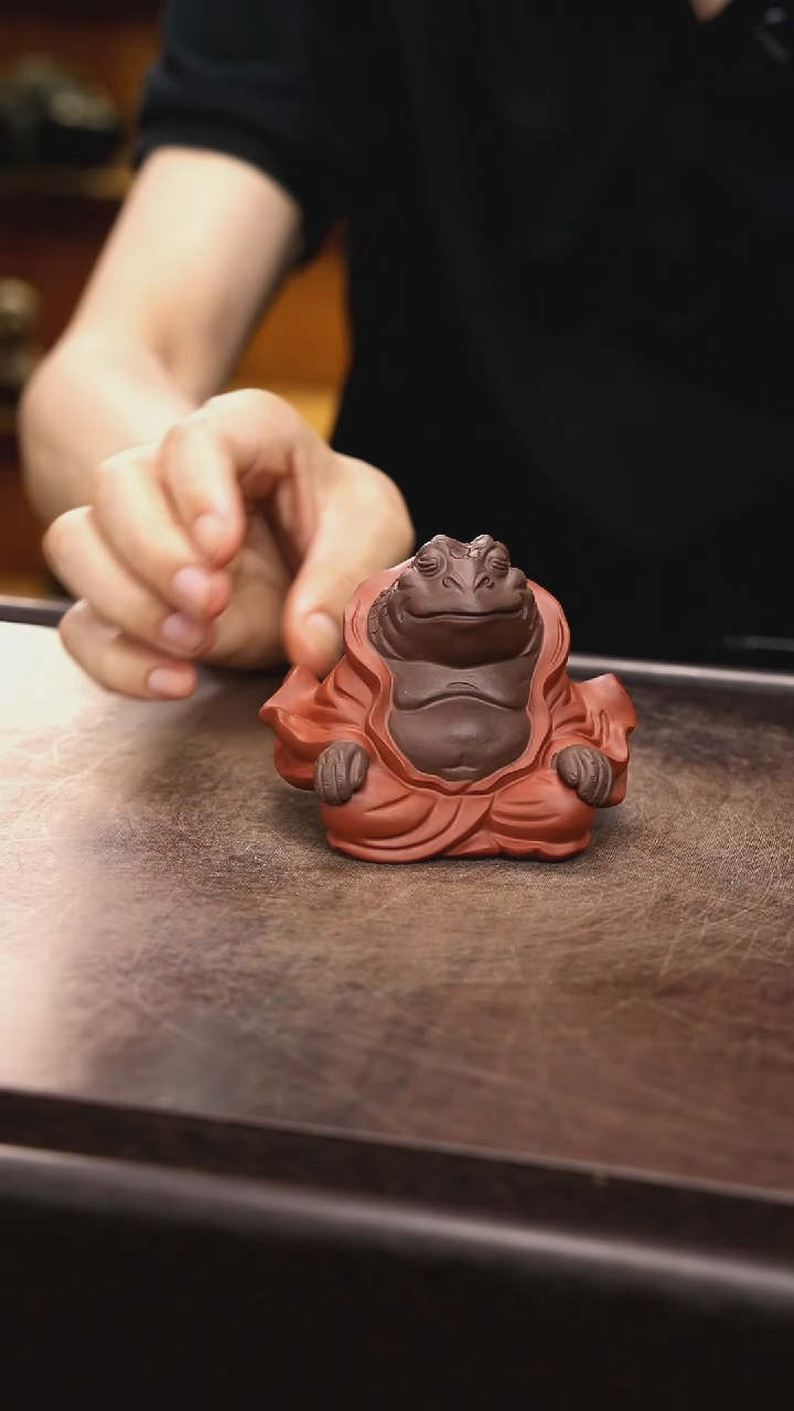 紫砂茶宠紫砂放得下