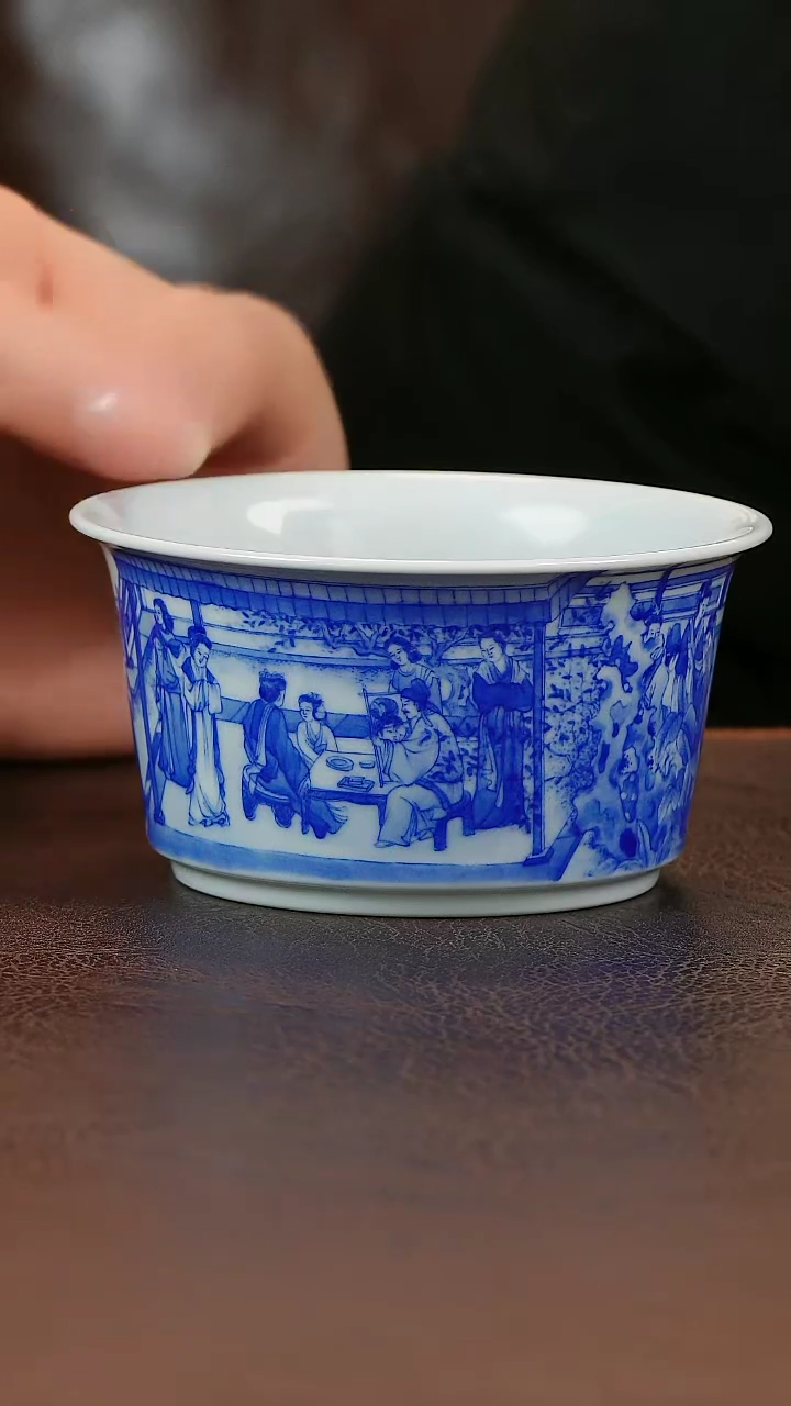 【闪购商品】青山赋仕女图主人杯陶瓷