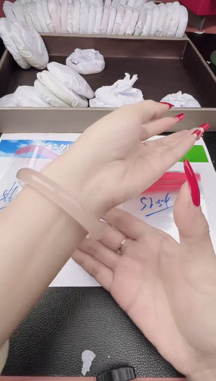 未镶嵌手镯石英质玉圈口52