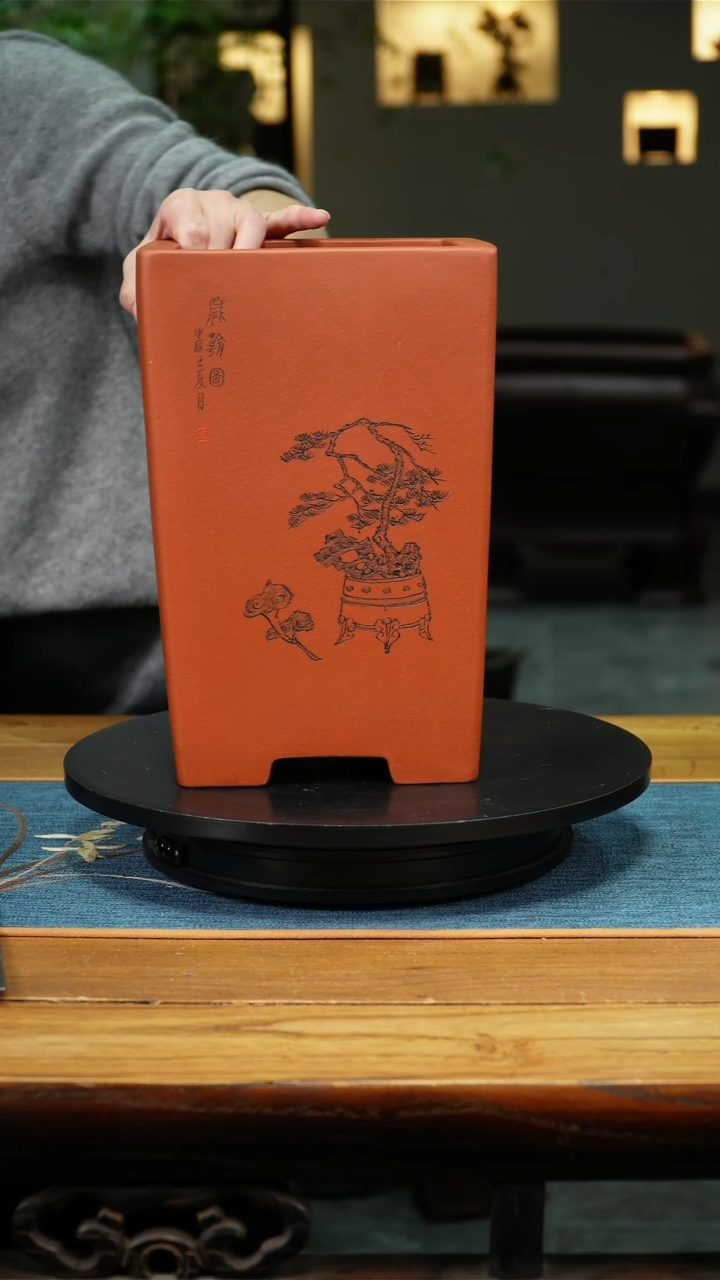 秋*✔李超紫砂兰花盆