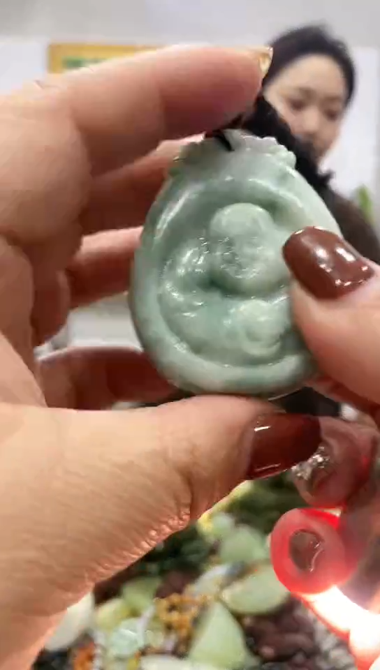 未镶嵌岫玉挂件 