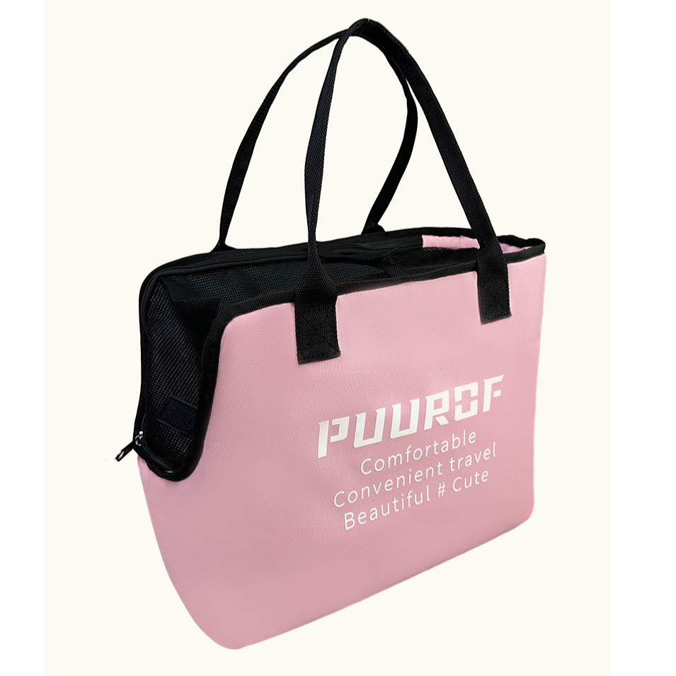 PUUROF单肩宠物托特包猫包外出手提出门轻便斜挎折叠骑行安全单肩