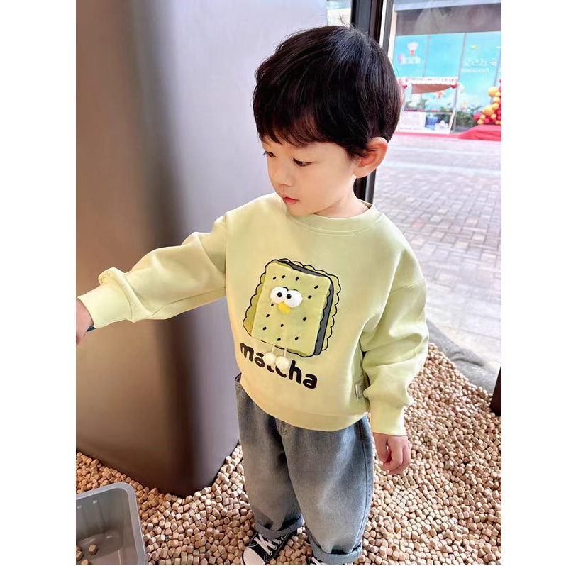 可可爱爱~男童立体卡通卫衣2025春季新款童装中小童宝宝套头上衣