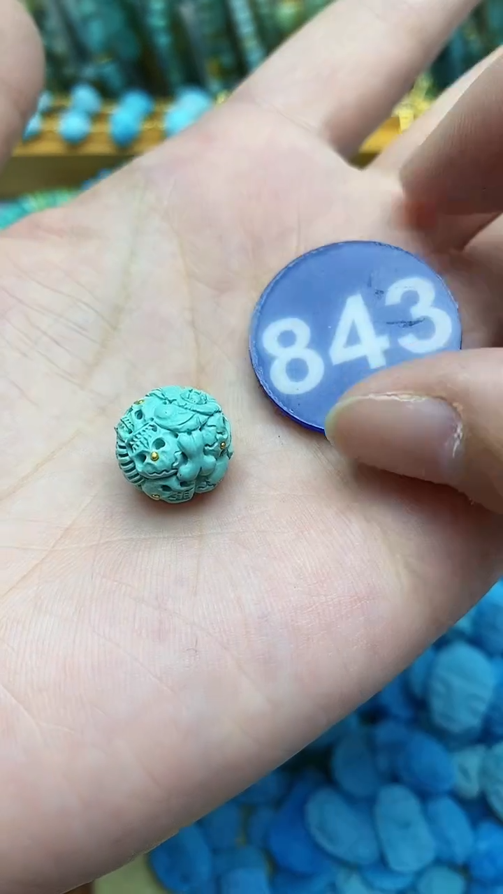 【闪购商品】绿松石雕刻件未镶嵌843