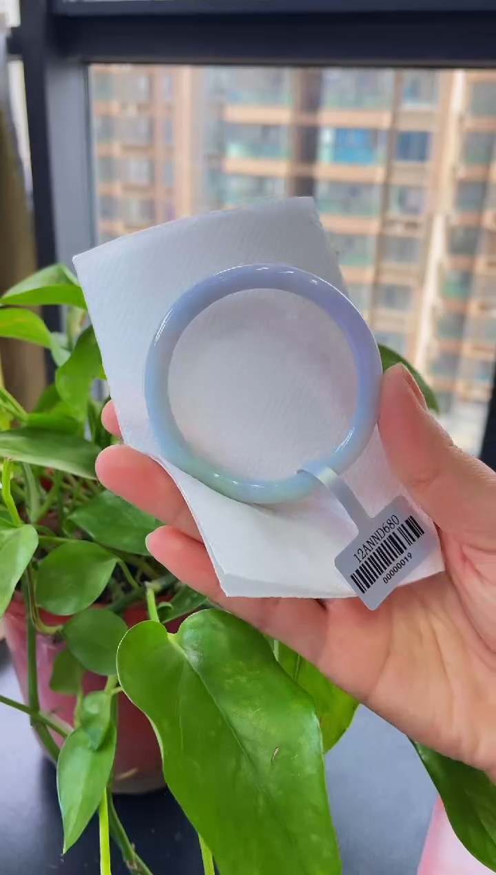 翡翠未镶嵌手镯35手镯57.2