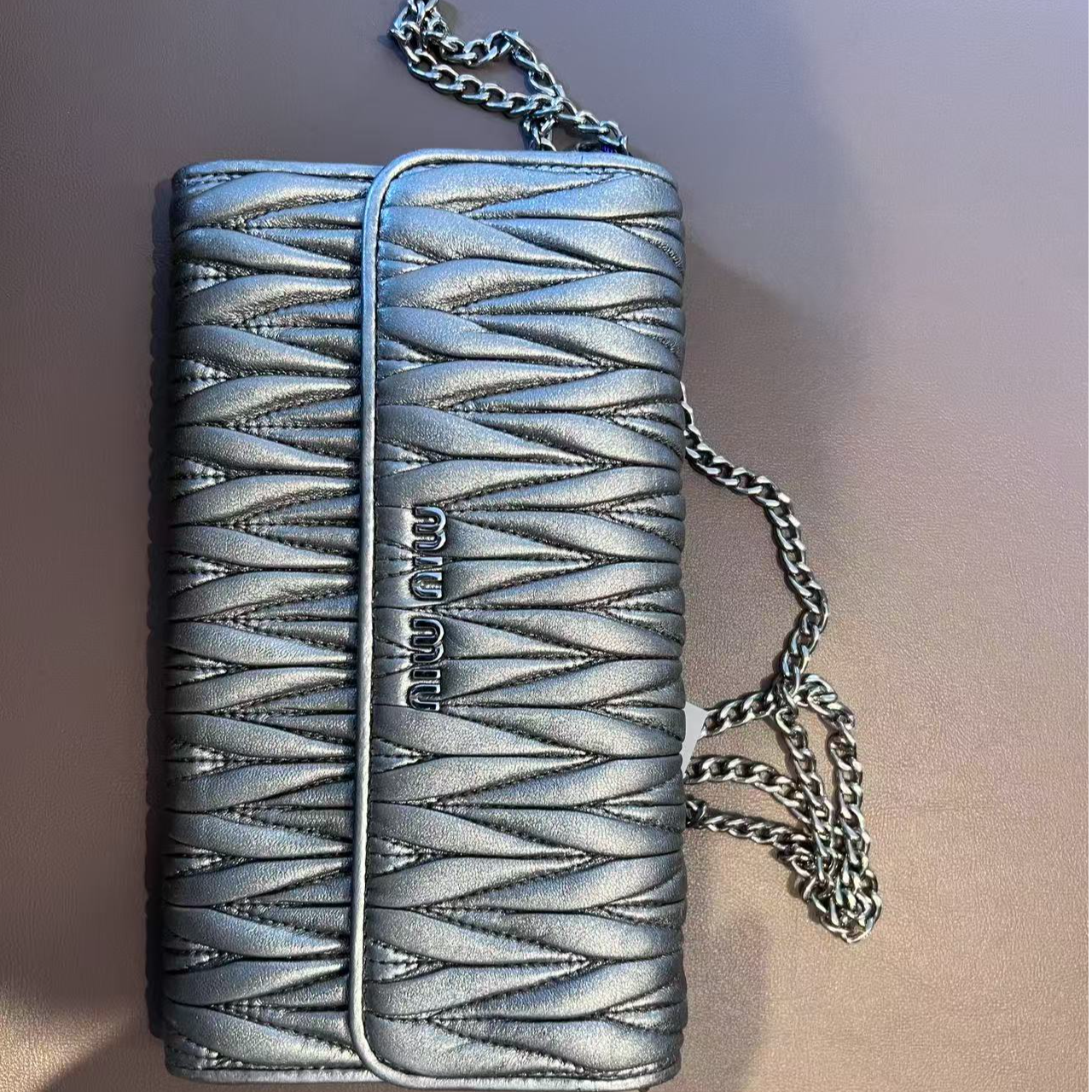 99新 MIU MIU/缪缪 云朵奢品/miumiu 链条包/98新
