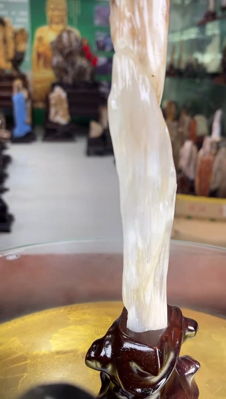 未镶嵌珠宝奇石硅化玉缅甸天然树化玉摆件